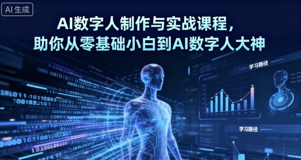 AI数字人制作 从零基础到大神-趣奇资源网-第3张图片 AI数字人制作 从零基础到大神-趣奇资源网-第3张图片